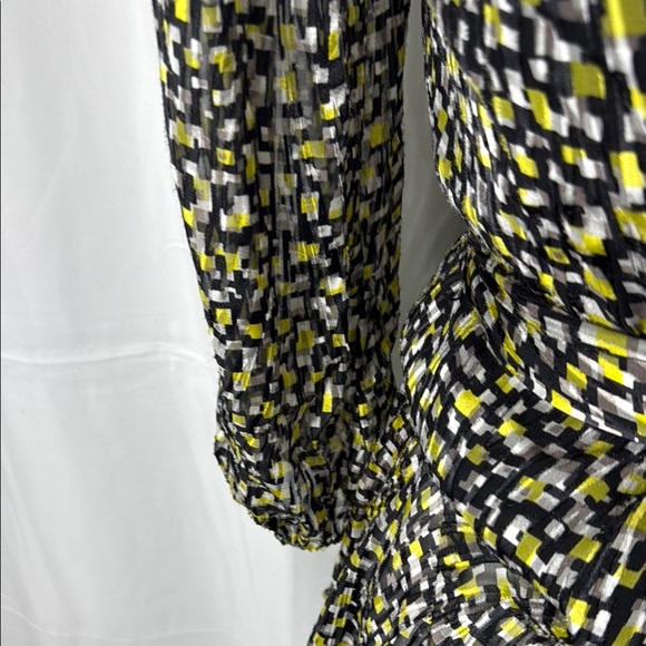 Alice + Olivia Silk Blend Long Sleeve Belted Mini Dress Size 0 - Picture 12 of 13